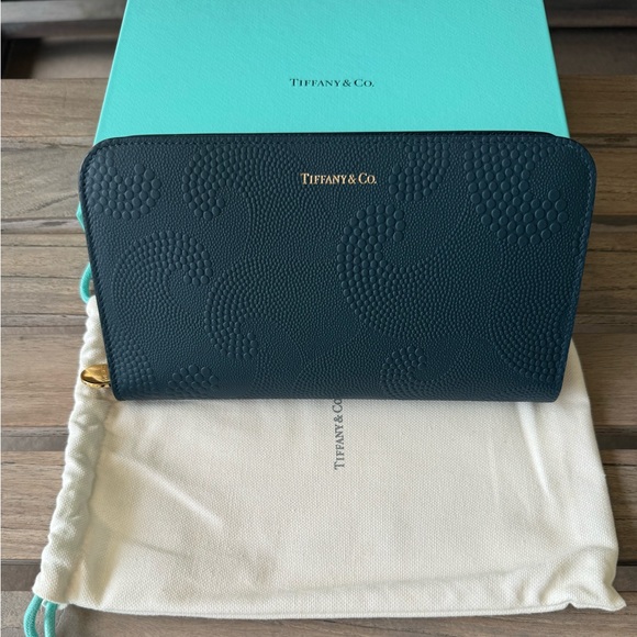 Tiffany & Co. Handbags - Tiffany & Co. wave pond long wallet